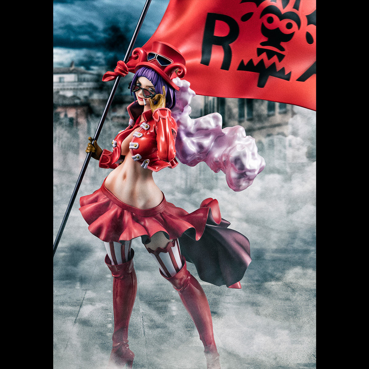 Retrato de piratas Figura completa de Kakumeigun del "Ejército del Este" de ONE PIECE "EDICIÓN LIMITADA" Comandante Belo Betty (Tienda MegaTrea, Tienda de personajes Jump, etc. Exclusiva)