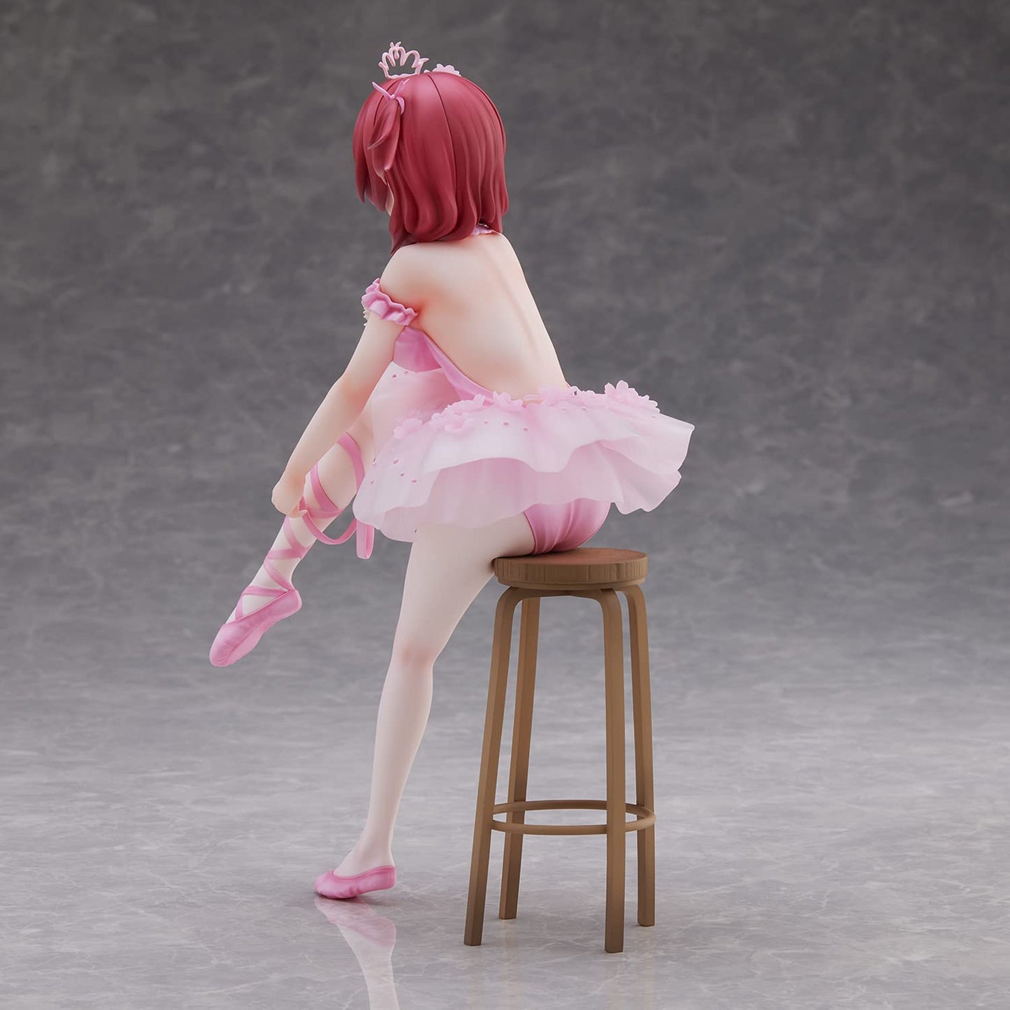 Anmi Illustration "Flamingo Ballet Group" Red Hair Girl Complete Figure | animota