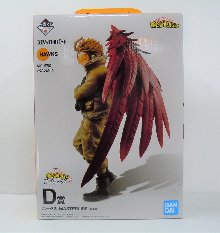 Ichiban-Kuji My Hero Academia I'm Ready! D-Prize Hawks MASTERLISE, animota