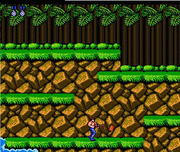 Contra.Nintendo Famicom Japanese Version