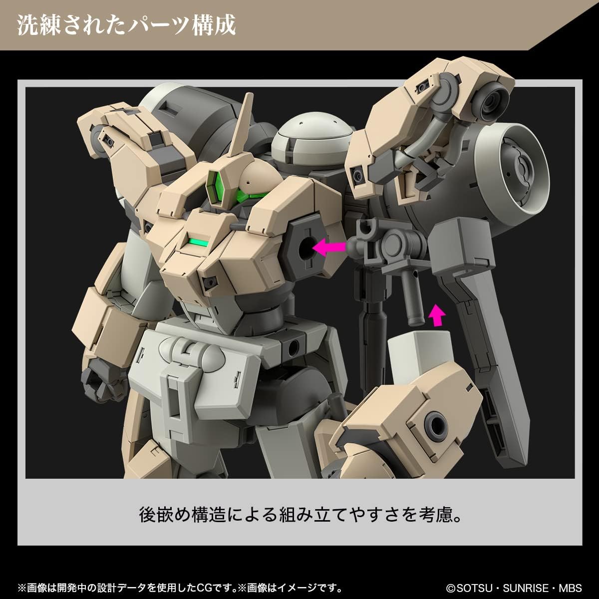 HG 1/144 "Mobile Suit Gundam: The Witch from Mercury" Demi Barding | animota