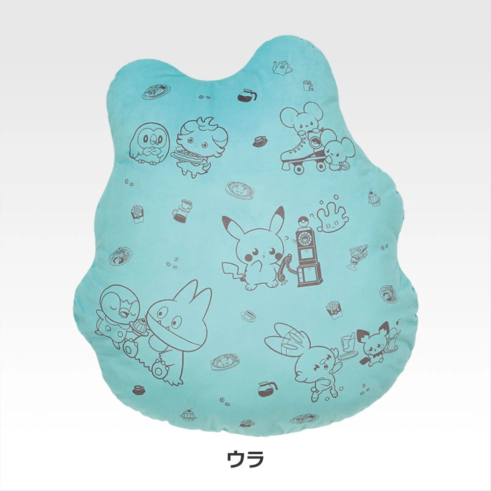 Poké Peace Welcome to the PEACEful Diner Pikachu-Inspired Burger Print Cushion [Ichiban-Kuji Prize D]