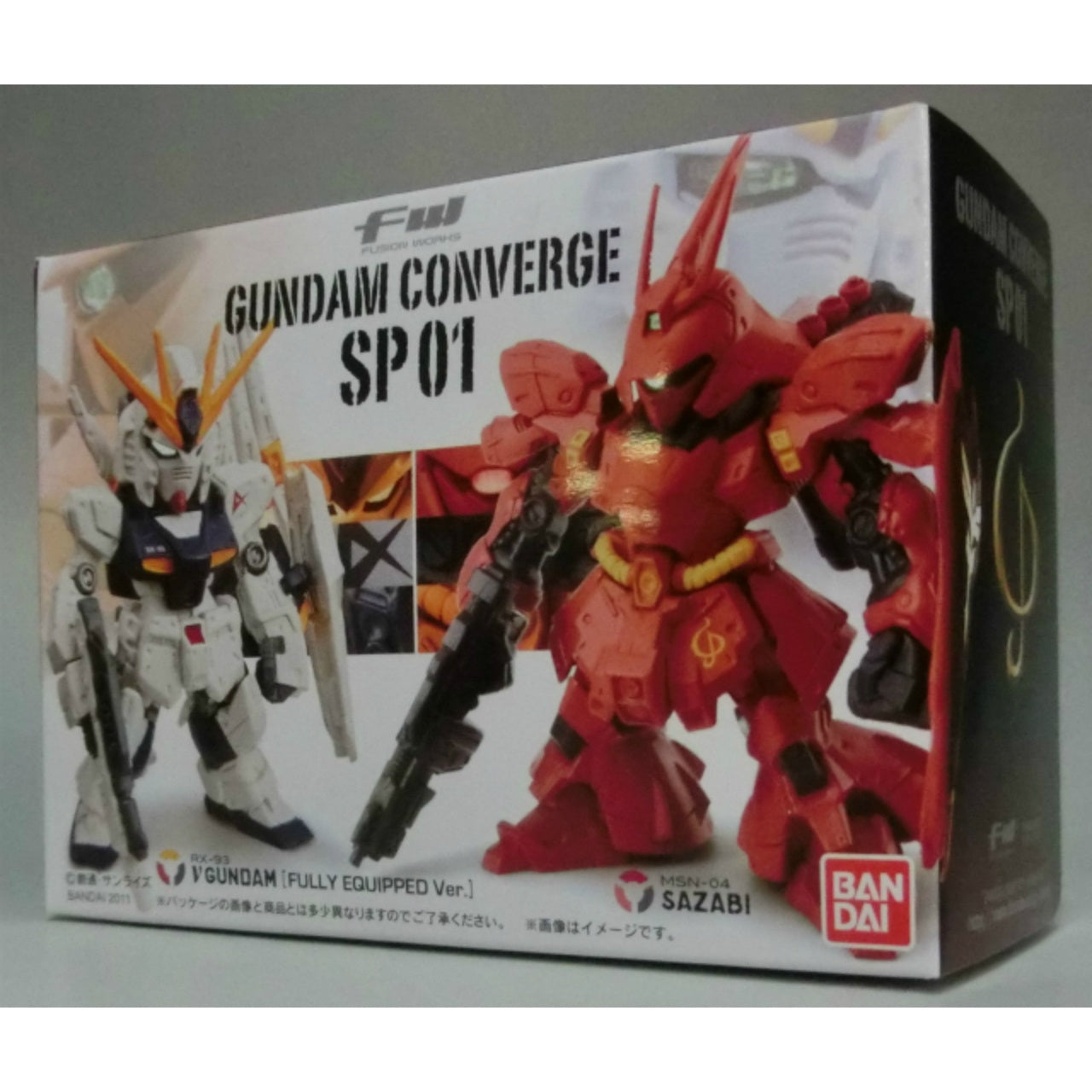 FW Gundam Converge SP01 νGundam and Sazabi