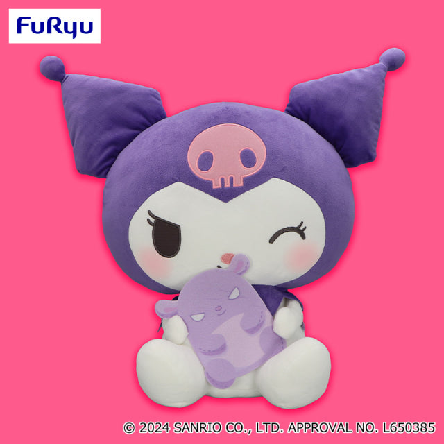 Kuromi Ultra Super Big Plush Toy - Holding a Tapir