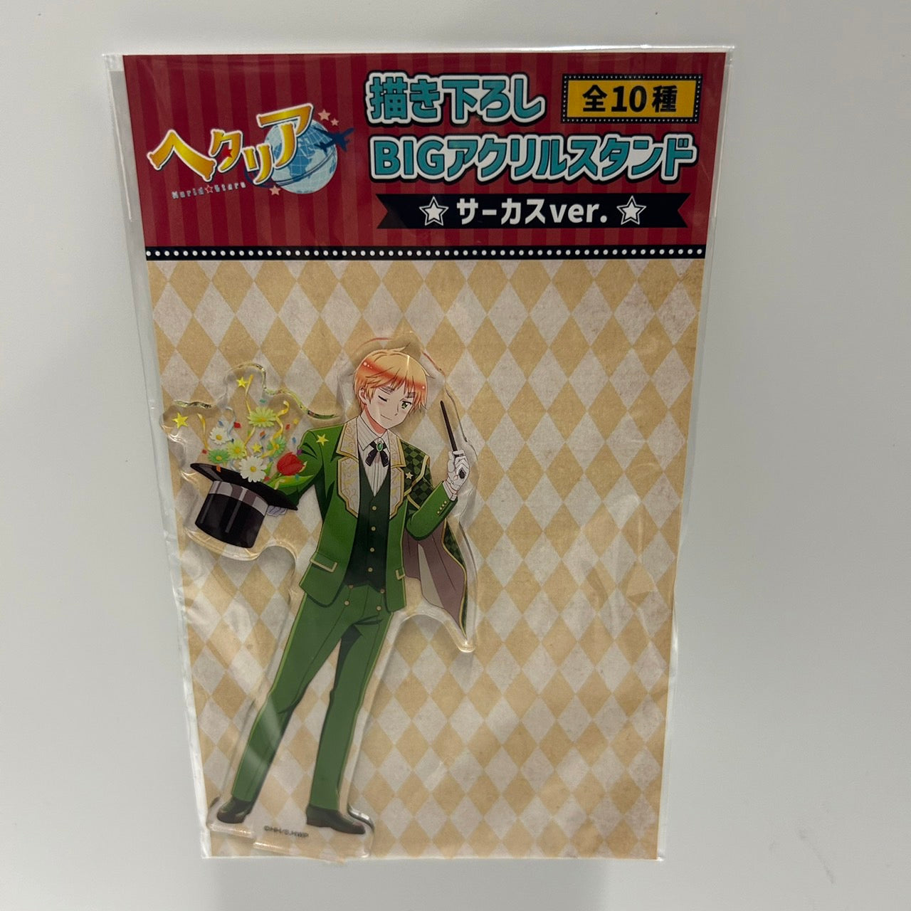 Anime "Hetalia World★Stars" Original Big Acrylic Stand [Circus ver.] ⑤ England, animota