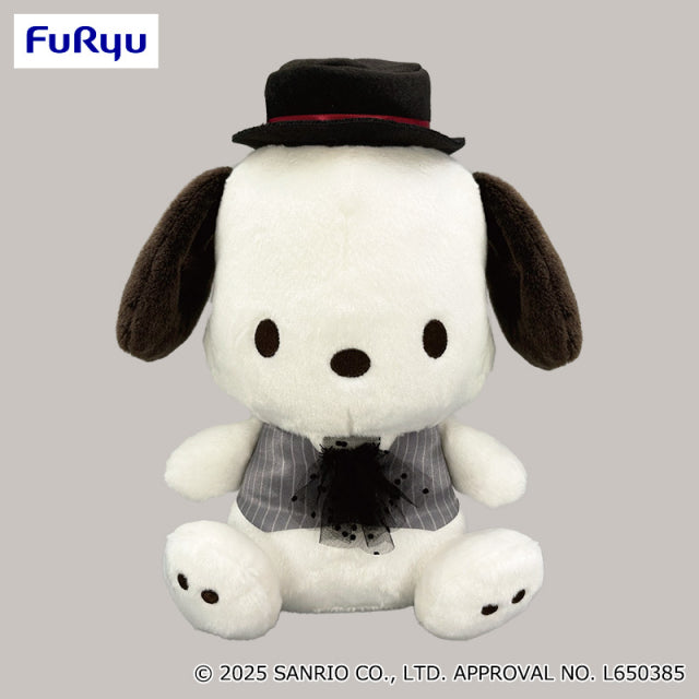 Pochacco Nostalgic Monotone BIG Plush Toy