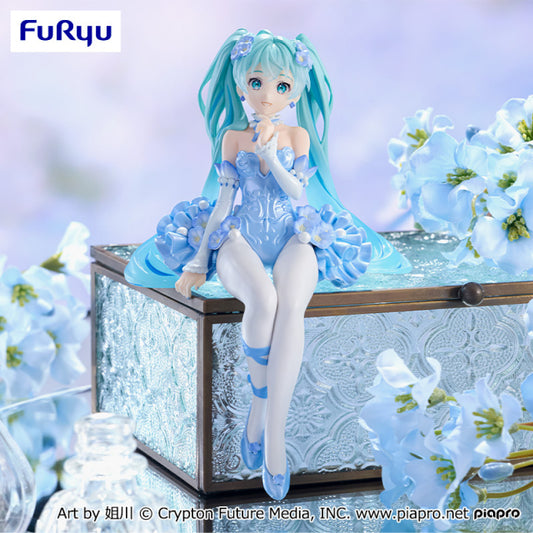 Hatsune Miku Noodle Stopper Figure Flower Fairy Nemophila Pale Blue Ver.