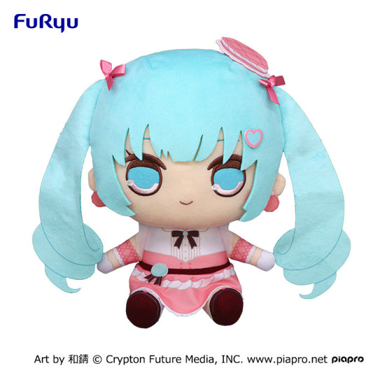 Hatsune Miku Kyurumaru BIG Plush Toy Pink Macaron Ver.