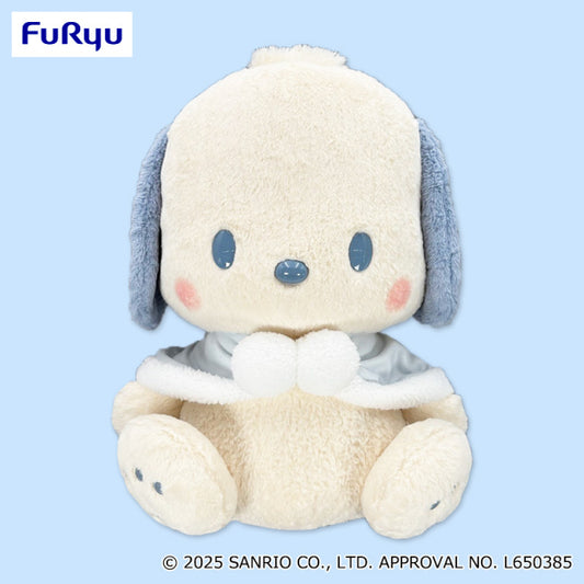 Pochacco Babyblue Angel Super BIG Plush