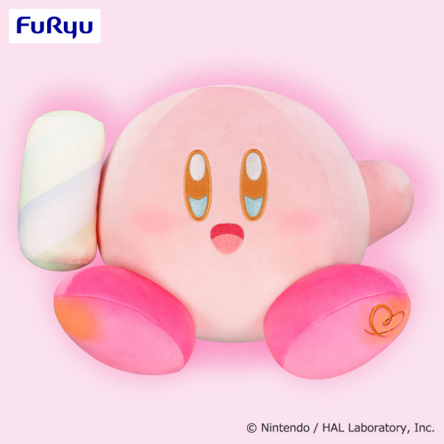 Kirby of the Stars Marshmarumu Twisted Marshmallow BIG Plush Toy