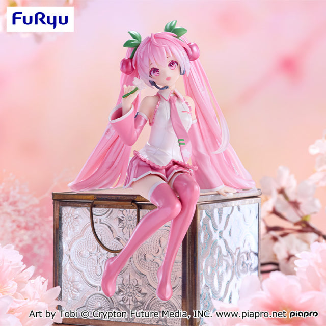 Hatsune Miku Noodle Stopper Figure - Sakura Miku Pearl Color Ver.