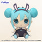 Hatsune Miku Kurumaru BIG Plush Toy - Black Bunny Ver., Stuffed Animals, animota