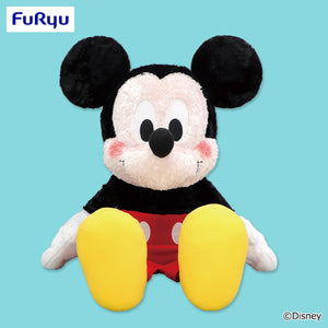 Mickey Mouse FukuFuku Fluffy Super Super BIG Plush Toy | animota