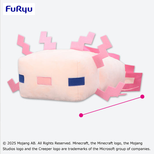 Minecraft Axolotl Super BIG Plush Toy