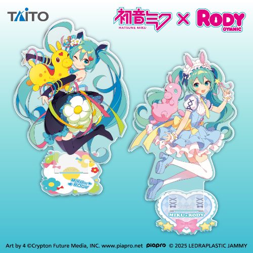 Hatsune Miku Rody Newly Drawn BIG Acrylic Stand - 39／ Thank you ＆ Marchen (Right), Arts & Entertainment, animota