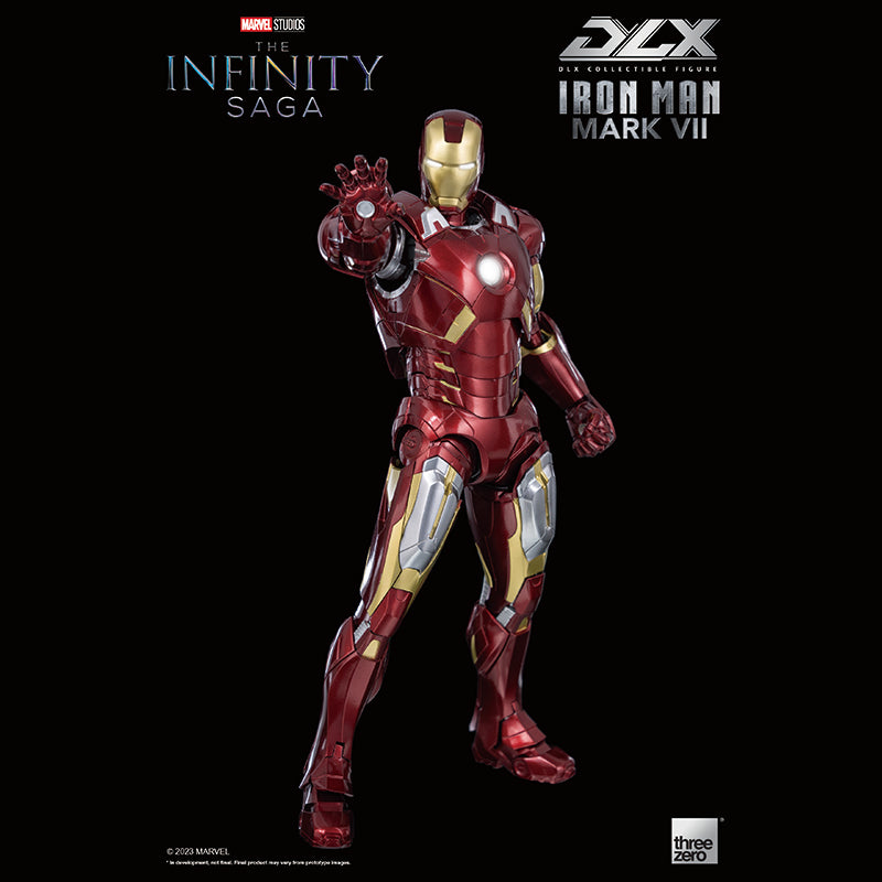 threezero DLX Marvel Studios: Infinity Saga Iron Man Mark 7, animota