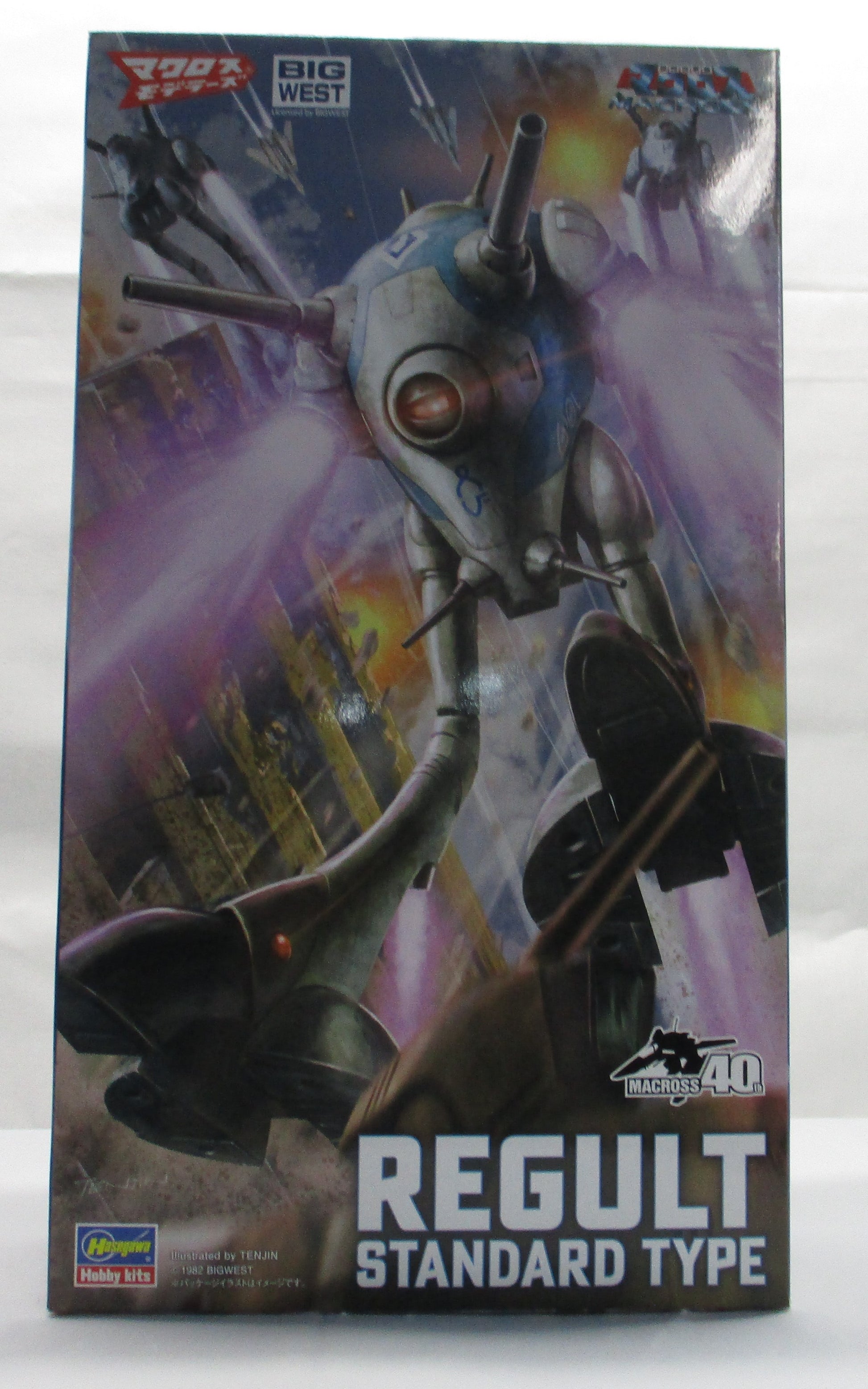 1/72 Regult (Semi-Mass Production) "The Super Dimension Fortress Macross" Plastic Model, Action & Toy Figures, animota