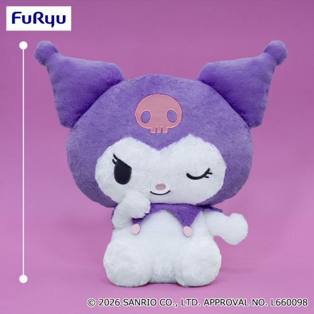 Kuromi Super Super BIG Plush Toy - Smug Wink