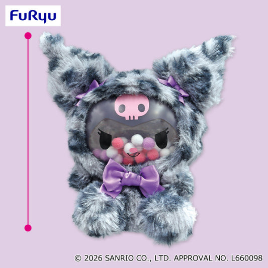Kuromi Clear Puffy Animal Leopard