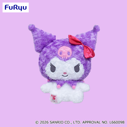 Kuromi Rose Boa BIG Plush Toy A