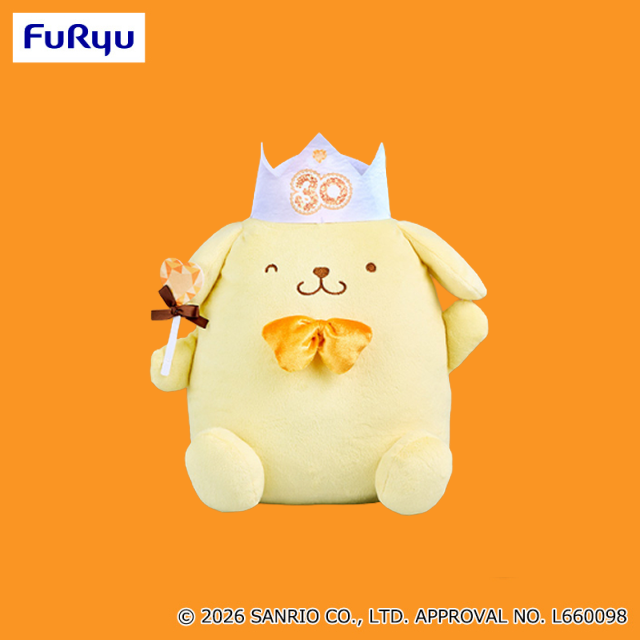 Sanrio Characters 30th Anniversary BIG Plush Toy - Pom Pom Purin・Chococat