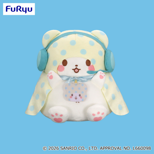 Sanrio Characters Poyoyon Airport BIG Plush - Hanamaruobake & Marumofubiyori
