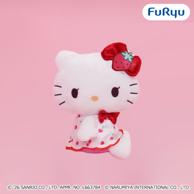Mezzo Piano × Hello Kitty Cherri BIG Plush Toy - Hello Kitty