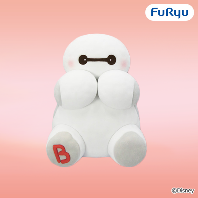 Baymax Milky Boa Flocked Figure