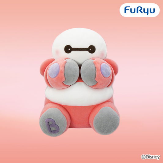 Baymax Milky Boa Flocked Figure Sakura Color