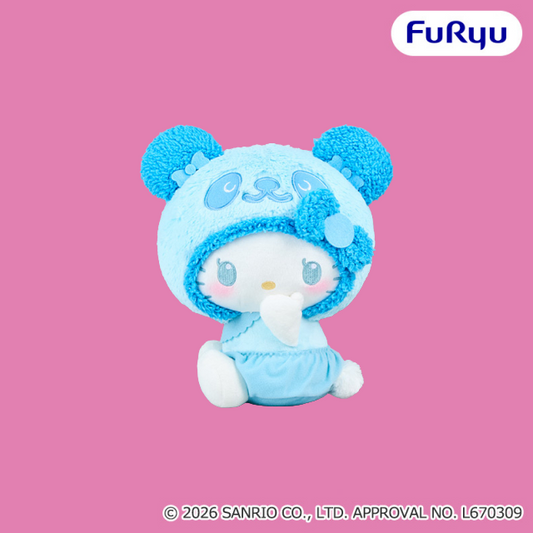 Panda Hello Kitty Fluffy Baby BIG Plush Toy B