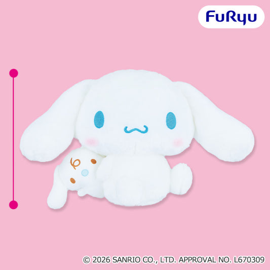 Cinnamoroll Furimuki Piggybac Pair Plush Toy