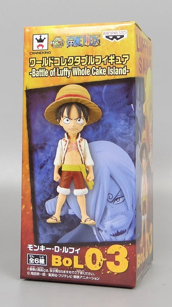 OnePiece World Collectable Figure -Battle of Luffy Whole Cake Island- Monkey D. Luffy, animota