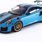 1/18 Porsche 911 (991.2) GT2 RS Weissach Package (Blue / Carbon Black) | animota