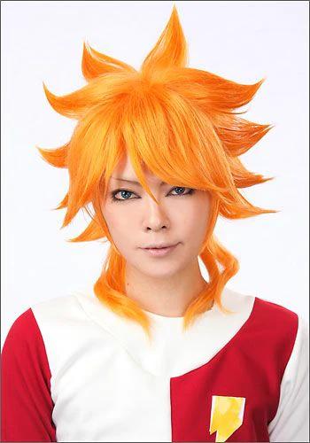"Inazuma Eleven GO" Taiyou Amemiya style cosplay wig | animota