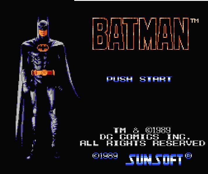 Batman: The Video Game.Nintendo Famicom Japanese Version