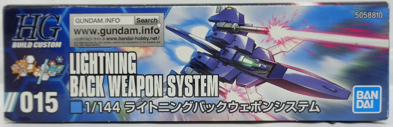 Build Fighter Series Custom Weapon HG 1/144 Lightning Pack Weapon System, Action & Toy Figures, animota
