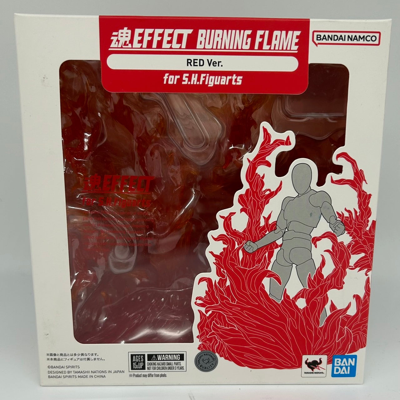 Tamashii EFFECT BURNING FLAME RED Ver. for S.H.Figuarts