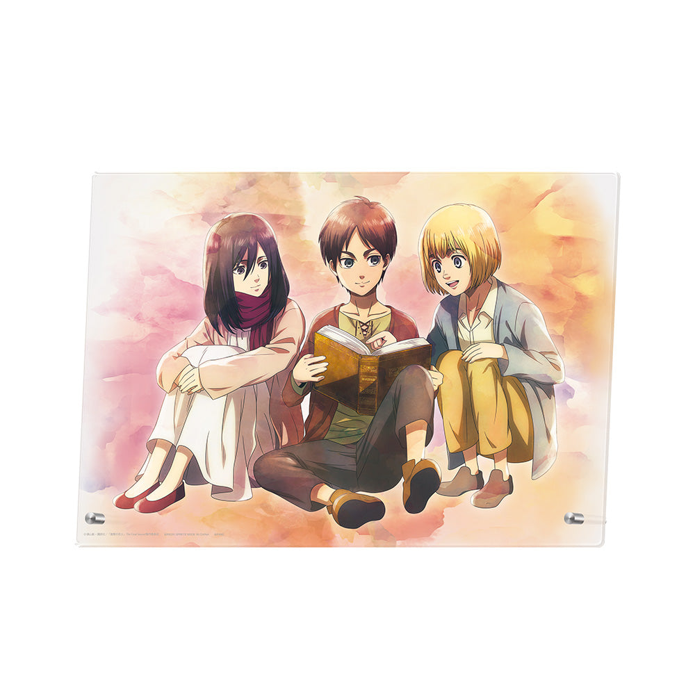 Attack on Titan - The Rumbling - Acryl Board - Beyond the Walls [Ichiban-Kuji Prize D] (Re-release), Collectibles, animota