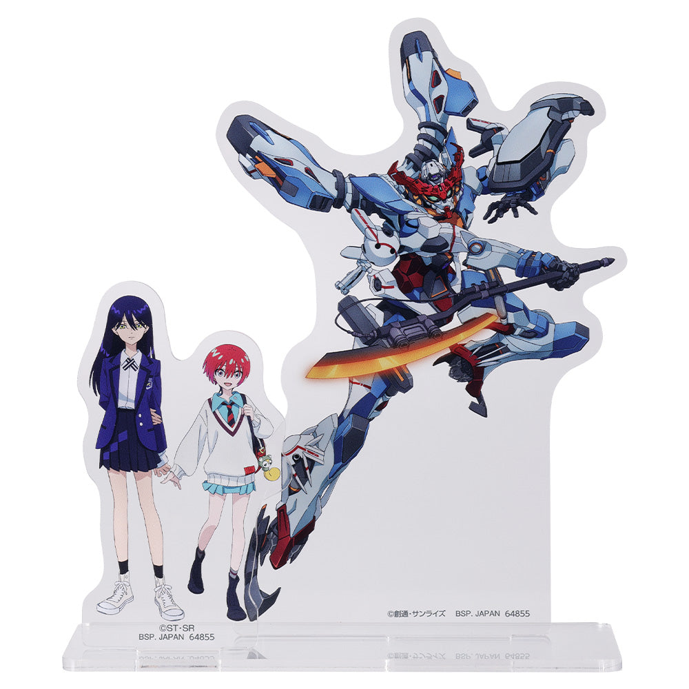 Mobile Suit Gundam GQuuuuuuX - Machu & Nyaan & GQuuuuuuX Visual Stand [Ichiban-Kuji Prize B]