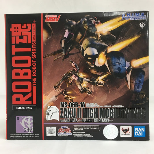 Robot Spirits -SIDE MS- MS-06R-1A High-Mobility Zaku II ver. A.N.I.M.E. -Black Tri-Stars-, Action & Toy Figures, animota