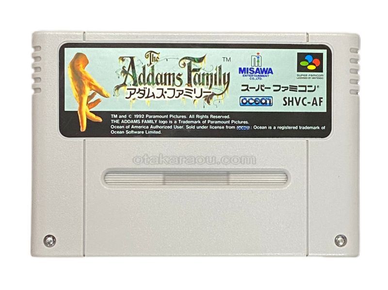 The Addams Family.SUPER Famicom Japanese Version