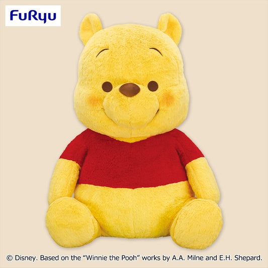[MD] Winnie-the-Pooh Pooh FukuFuku Super Super BIG Plush Toy, Action & Toy Figures, animota