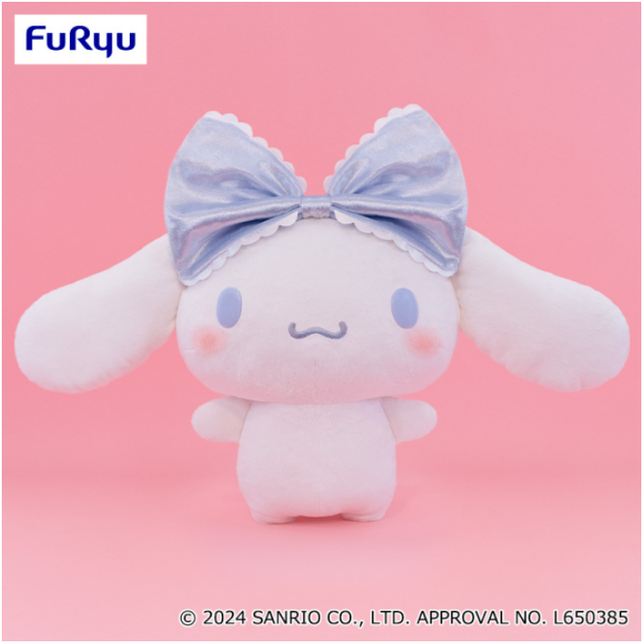 Peluche grande con lazo y volantes de Cinnamoroll