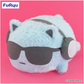 HAMHAM AZUL Funwari Juguete de peluche GRANDE tumbado Gafas de sol