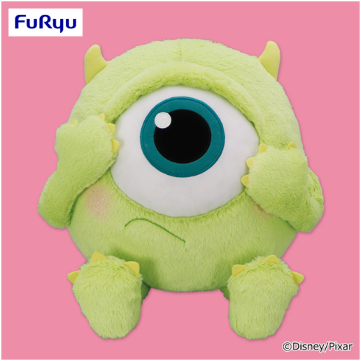 Monsters, Inc. Hiding His Embarrassment Super BIGPlush Toy Mike Wazoowski