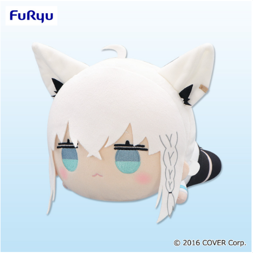 Hololive Lying Plush Toy - Fubuki Shirakami