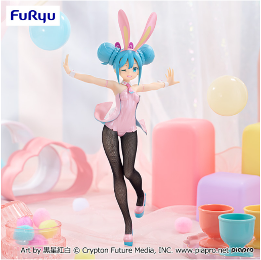 Hatsune Miku BiCute Bunnies Figure - Hatsune Miku Wink Pearl Pink Ver.