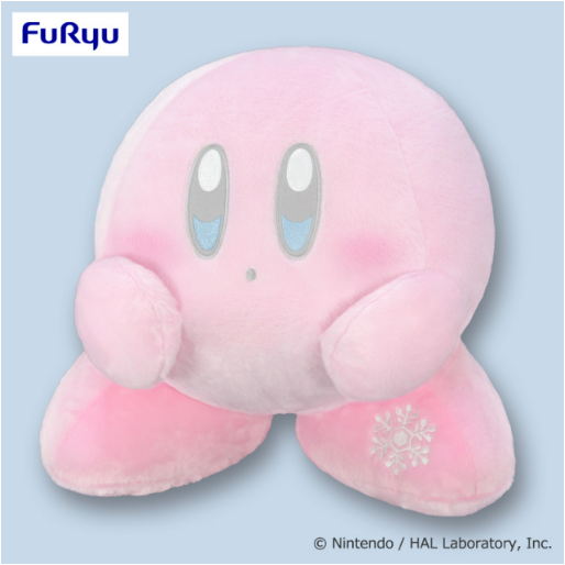 Kirby Fluffy Snow BIG Plush Toy