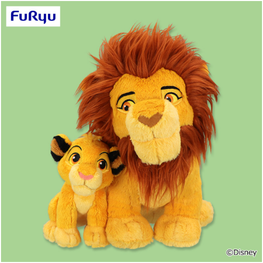 THE LION KING Pair Plush Toy Lion King