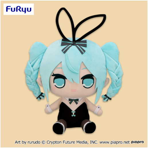 Hatsune Miku Kyurumaru Big Plush - rurudo Ver.